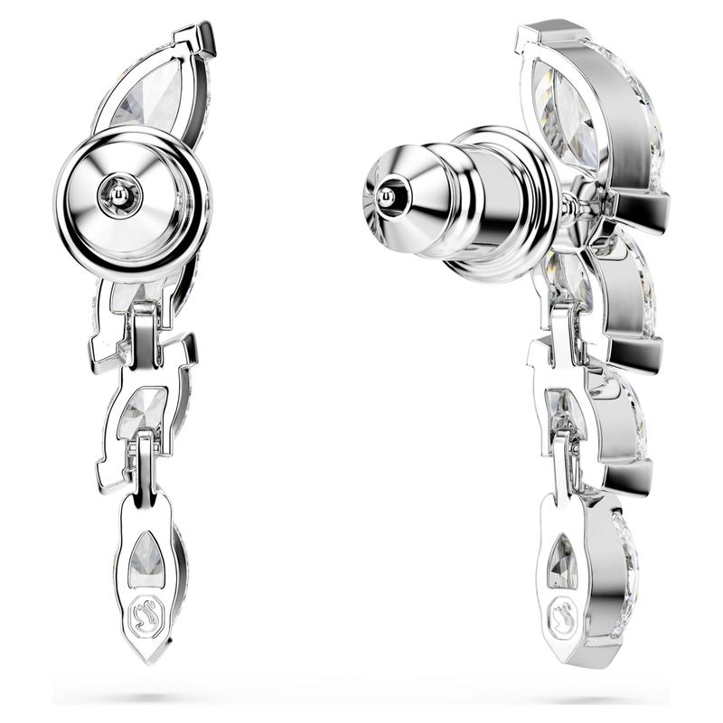 Swarovski Mesmera Marquise Cut White Rhodium Plated Stud Earrings