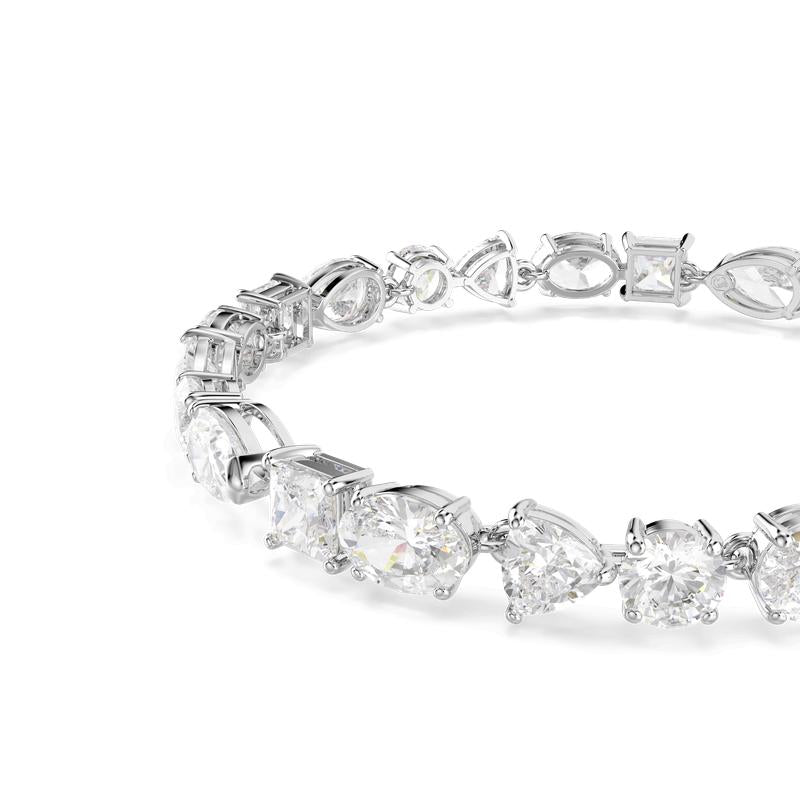 Swarovski Mesmera Mixed Cuts Rhodium Plated White Bracelet