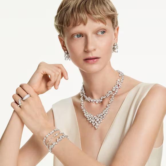 Swarovski Mesmera Mixed Cuts Rhodium Plated White Bracelet