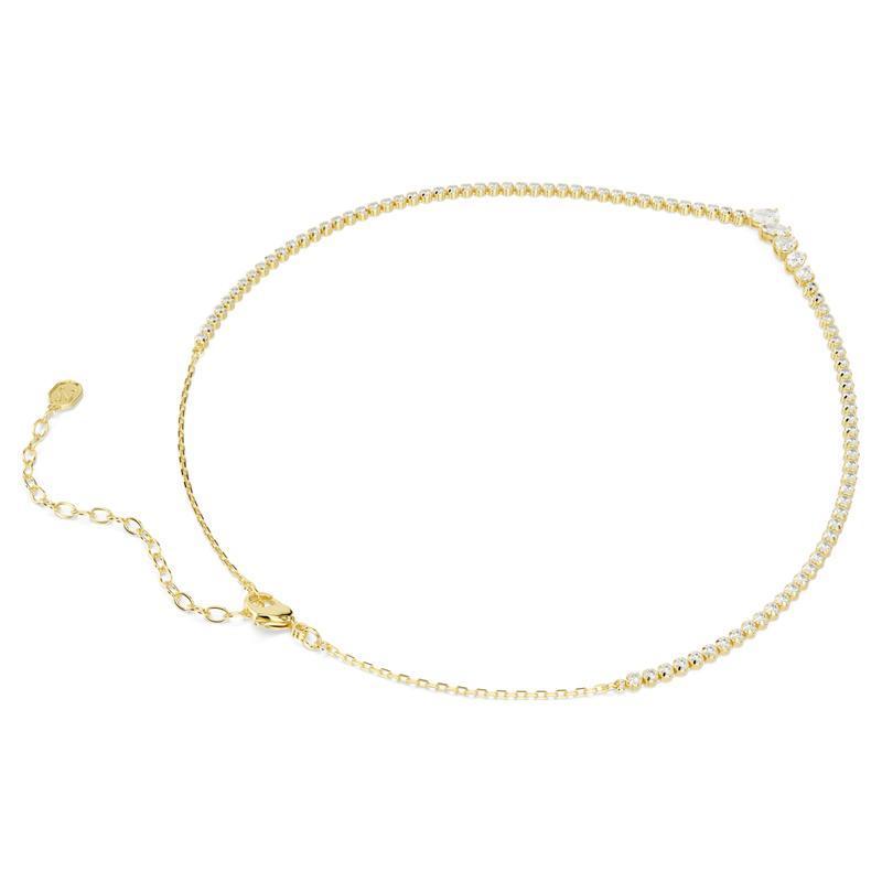 Swarovski Mesmera Mixed Cuts White 18K Gold Finish Necklace