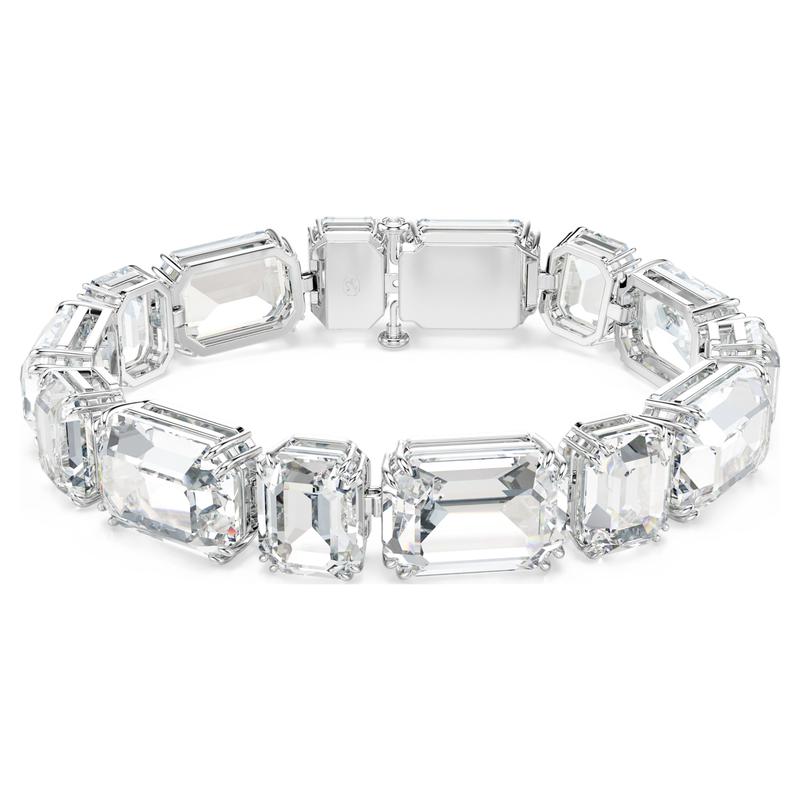 Swarovski Millenia Octagon Cut White Rhodium Plated Bracelet