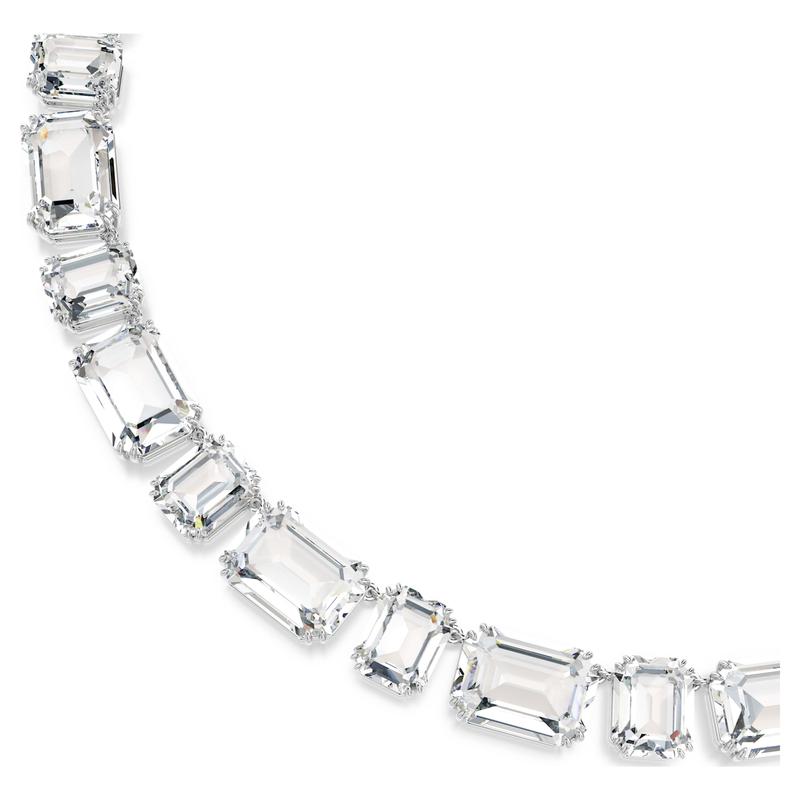Swarovski Millenia Octagon Cut White Rhodium Plated Necklace
