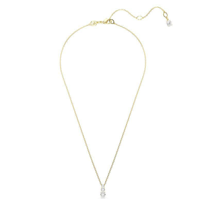Swarovski Stilla Attract Round Cut White Gold Plated Pendant