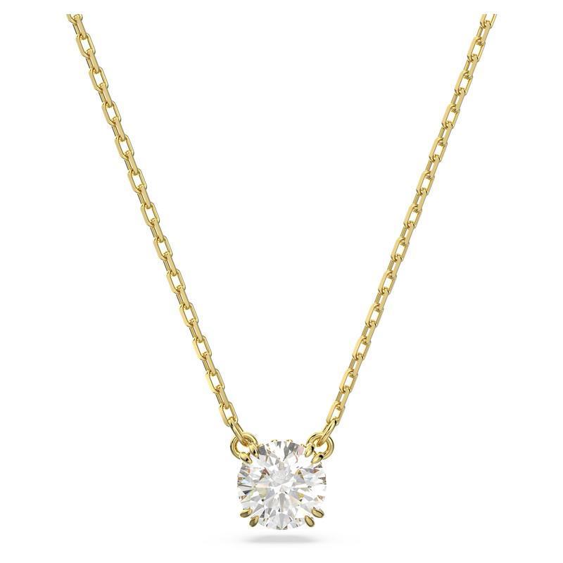 Swarovski Stilla Round Cut White Pendant Necklace