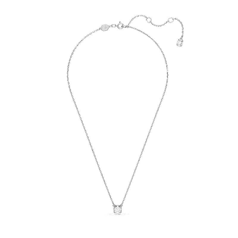 Swarovski Stilla Round Cut White Rhodium Plated Pendant