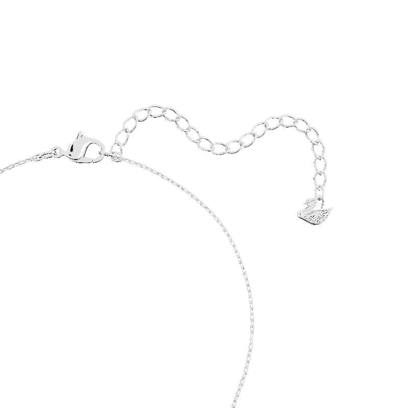 Swarovski Stilla Round Cut White Rhodium Plated Pendant