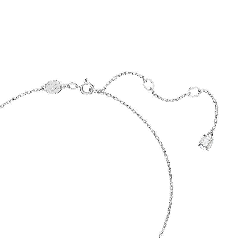 Swarovski Stilla Round Cut White Rhodium Plated Pendant