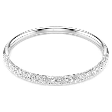 Swarovski Sublima Snow Pavé White Rhodium Plated Bangle