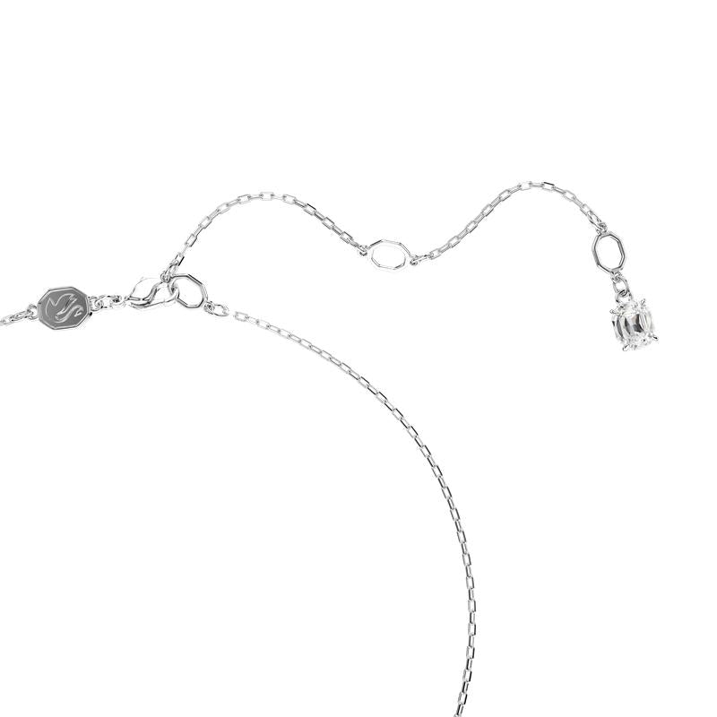 Swarovski Swan Black Mixed Metal Finish Pendant