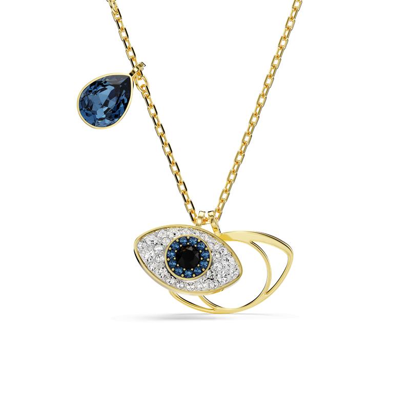 Swarovski Symbolica Evil Eye Blue Gold-Plated Pendant