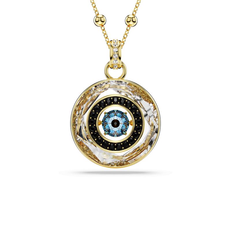 Swarovski Symbolica Evil Eye Gold Plated Multicoloured Pendant