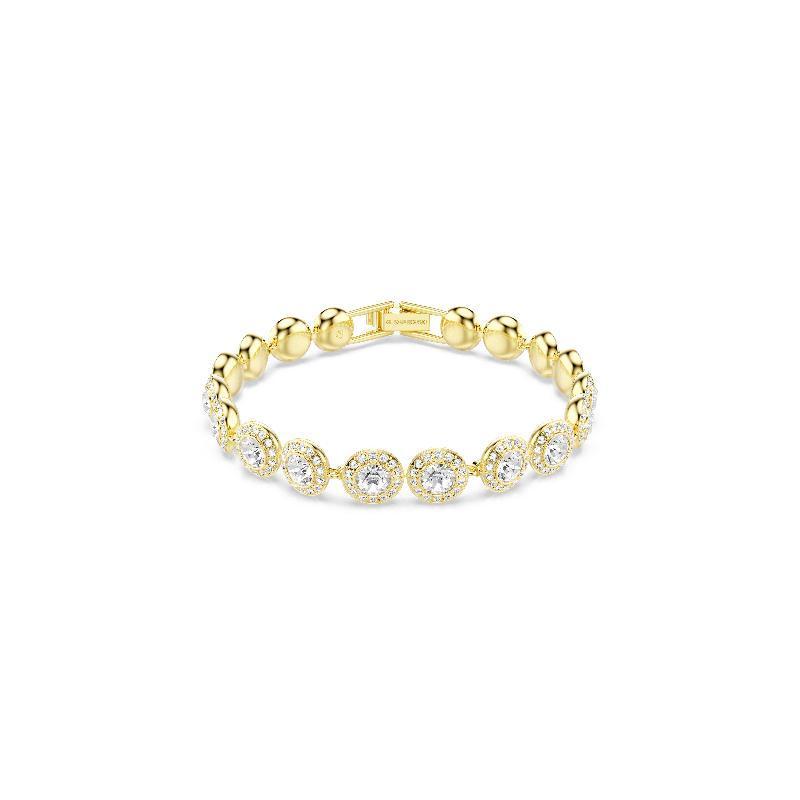 Swarovski Una Angelic Crystal Pavé White Gold-Tone Bracelet