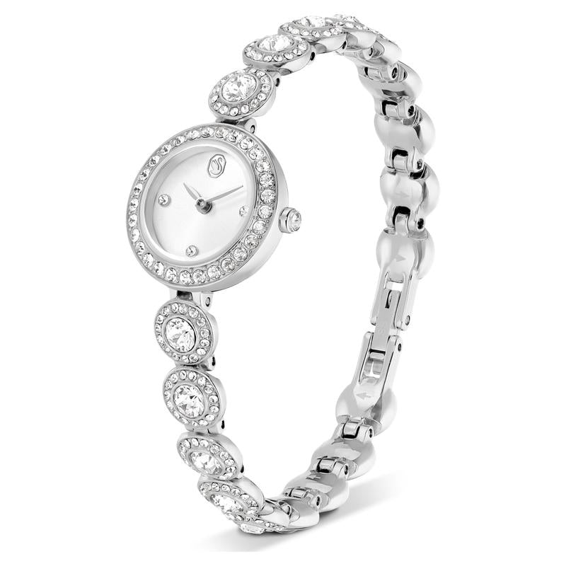 Swarovski Una Angelic Crystal Silver-Tone Stainless Steel Women's Watch