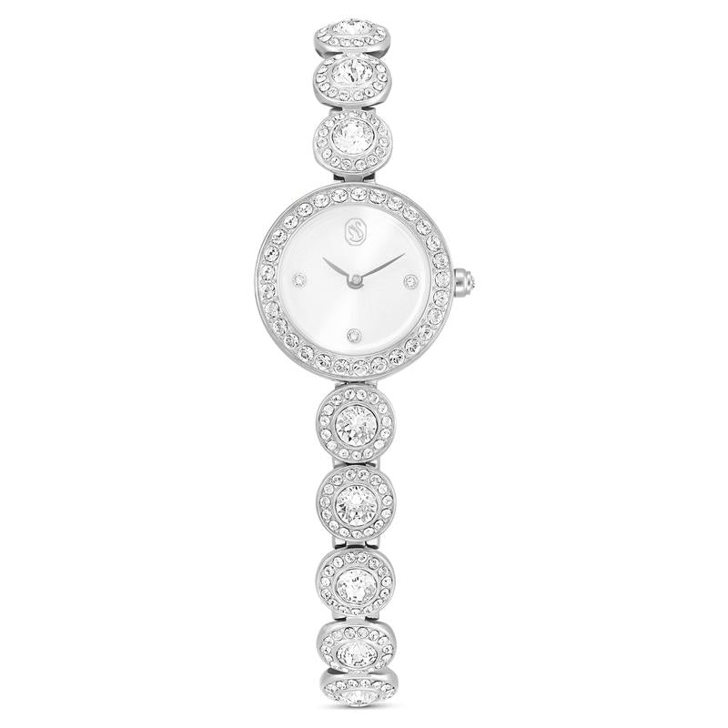 Swarovski Una Angelic Crystal Silver-Tone Stainless Steel Women's Watch