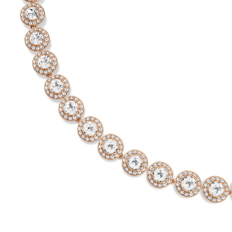 Swarovski Una Angelic Pavé Crystal Pendant Rose Gold Necklace