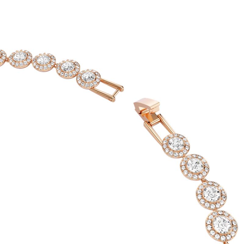 Swarovski Una Angelic Pavé Crystal Pendant Rose Gold Necklace