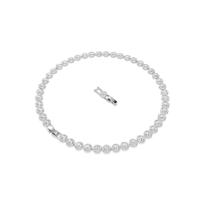 Swarovski Una Angelic Round Cut White Rhodium Plated Necklace
