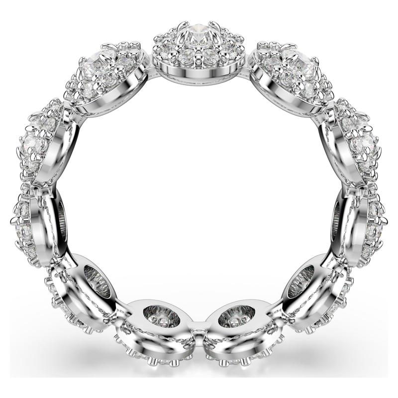 Swarovski Una Angelic Round Cut White Rhodium Plated Ring