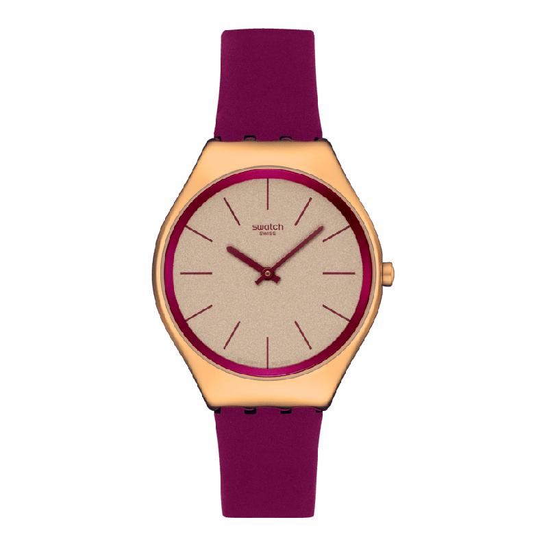 Swatch Alpine Berry Ultra-Slim Watch SYXG131