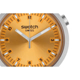 Swatch BIG BOLD IRONY AMBER SHEEN Watch SB07S103G