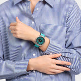 Swatch BIG BOLD IRONY MINT TRIM Watch SB07S111