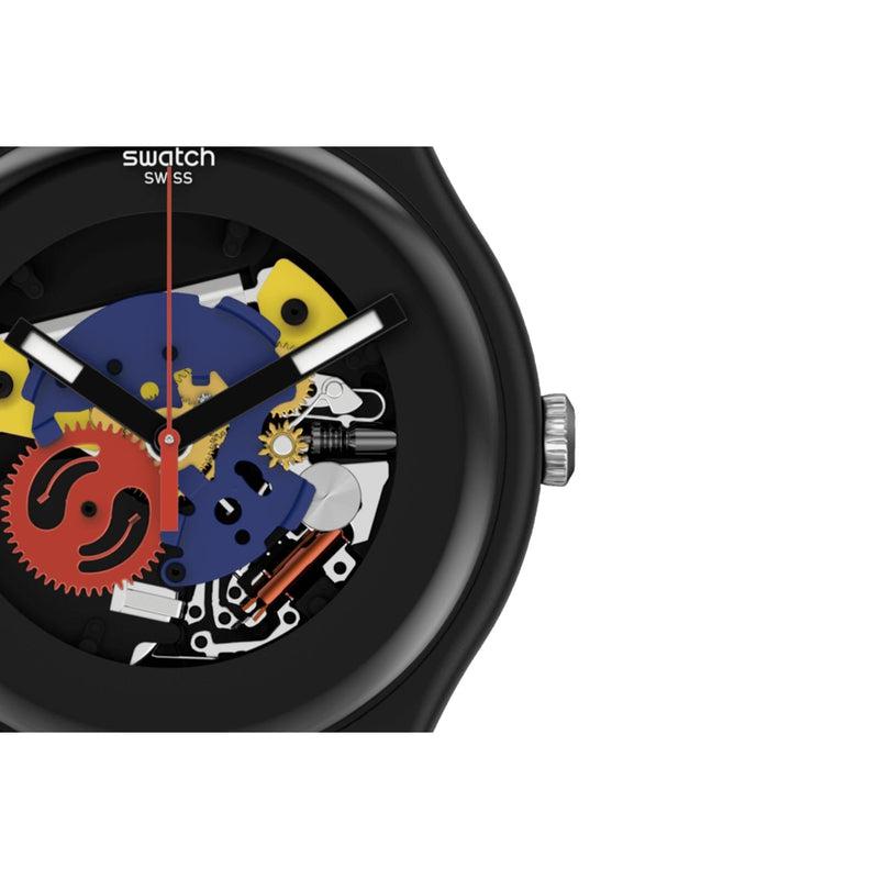 Swatch BLACK LACQUERED AGAIN Watch SO29B107