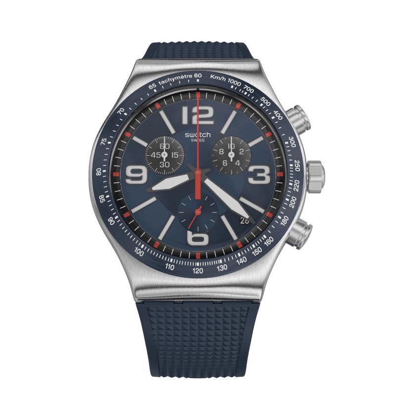 Swatch BLUE GRID Watch YVS454