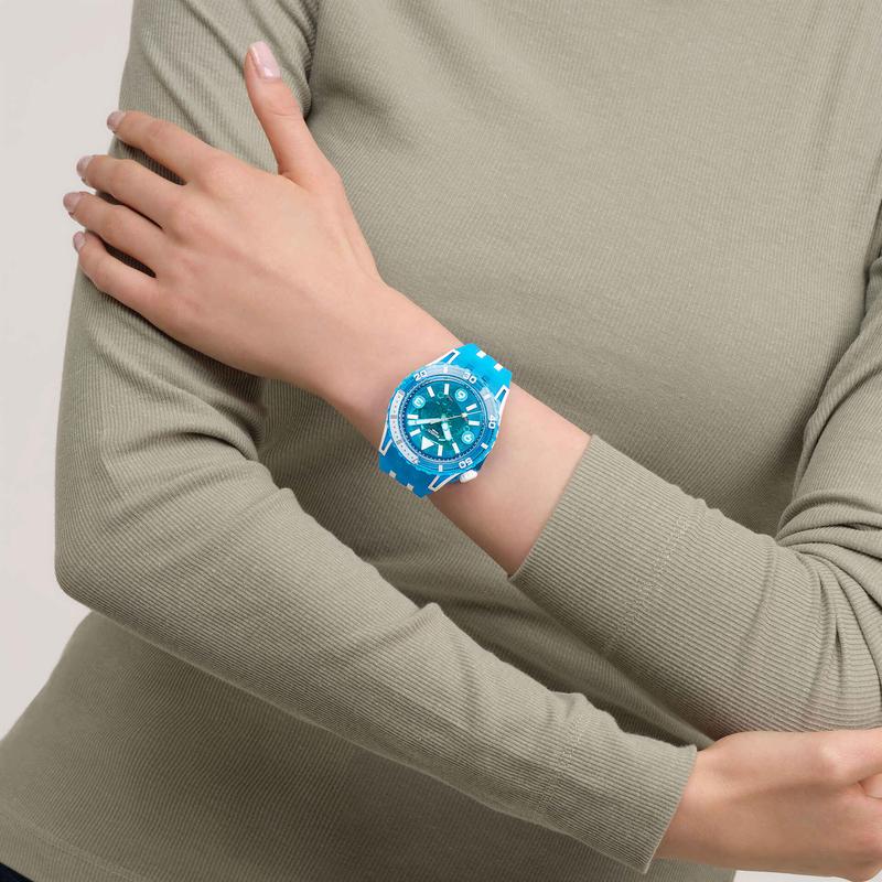 Swatch Blue Fire Watch SSCU09S100