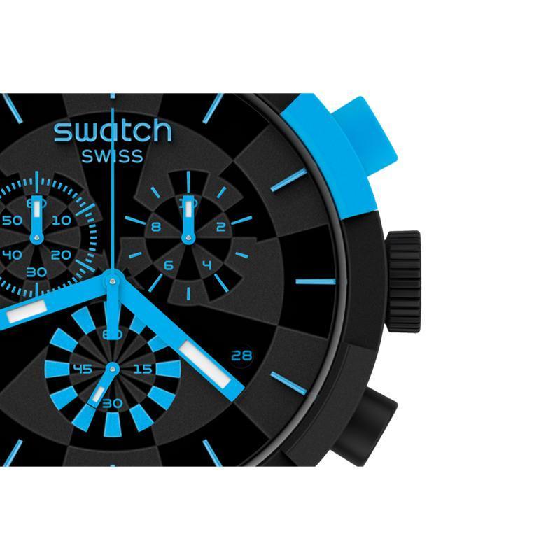 Swatch CHECKPOINT BLUE Watch SB02B401