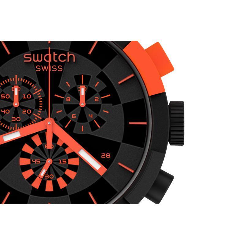 Swatch CHECKPOINT RED Watch SB02B402