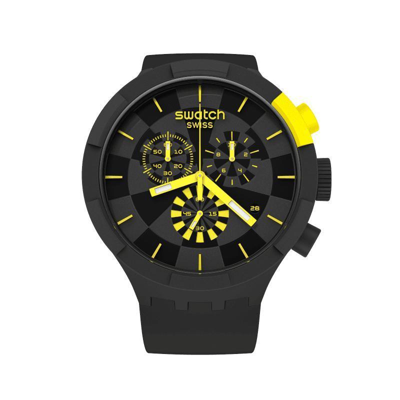 Swatch CHECKPOINT YELLOW Watch SB02B403