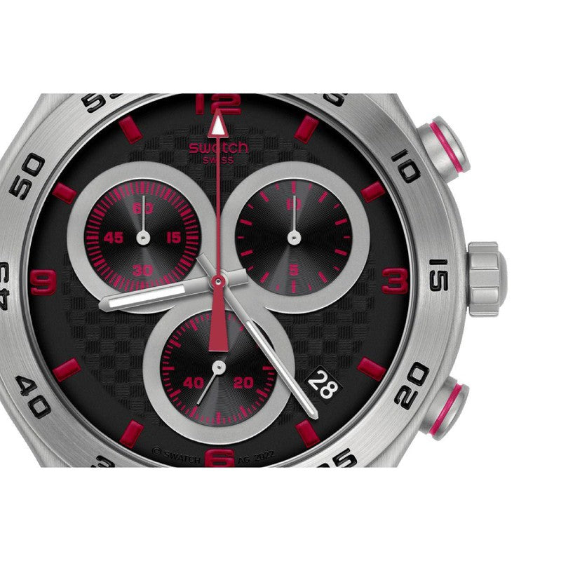 Swatch CRIMSON CARBONIC RED Watch YVS524