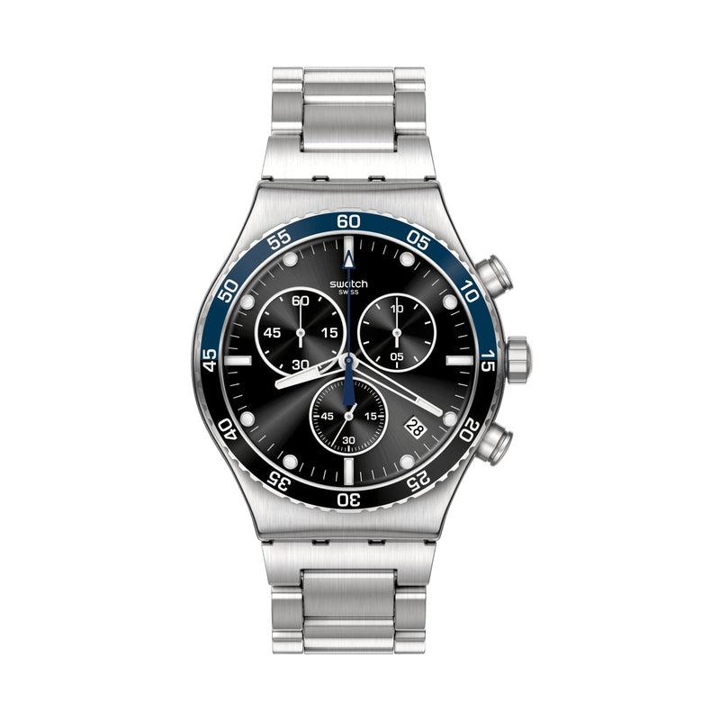 Swatch DARK BLUE IRONY Watch YVS507G