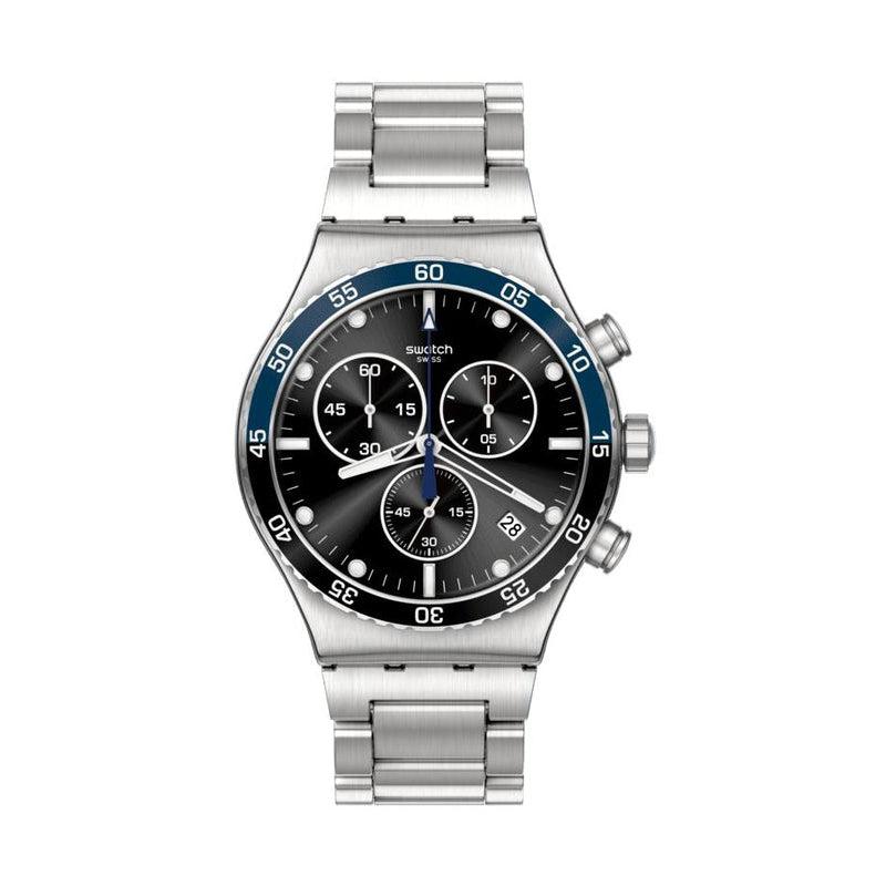 Swatch DARK BLUE IRONY Watch YVS507G