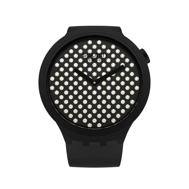 Swatch DARK BOREAL Watch SO27Z107
