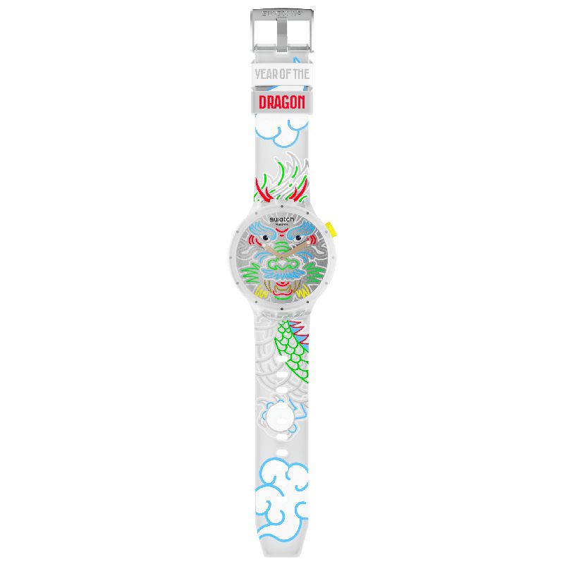 Swatch DRAGON IN CLOUD Watch SB05Z102