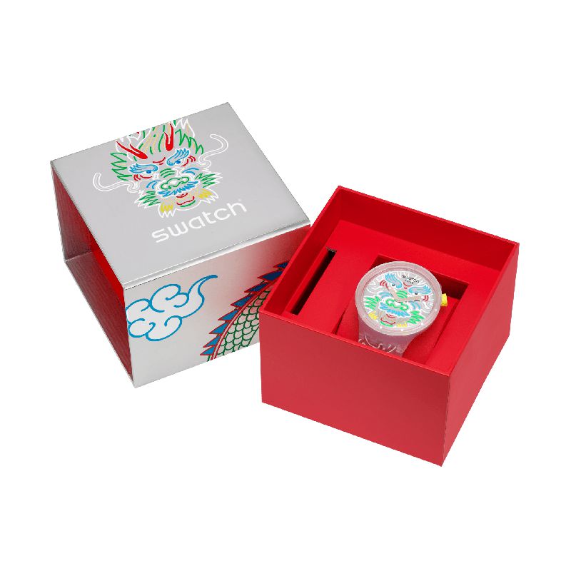 Swatch DRAGON IN CLOUD Watch SB05Z102