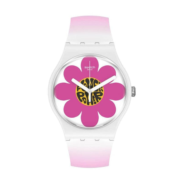 Swatch FLOWER HOUR Watch SO32M104