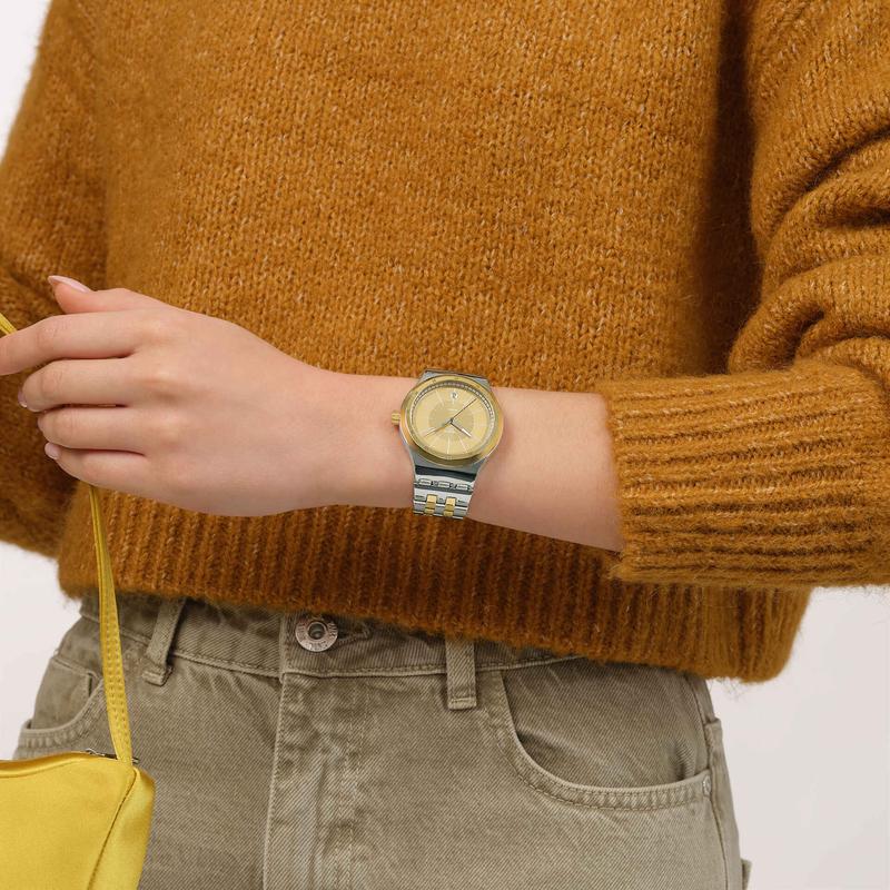 Swatch GOLDCLOAK MECHANISM Watch YIS437G