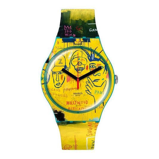 Swatch HOLLYWOOD AFRICANS BY JM BASQUIAT Watch SUOZ354