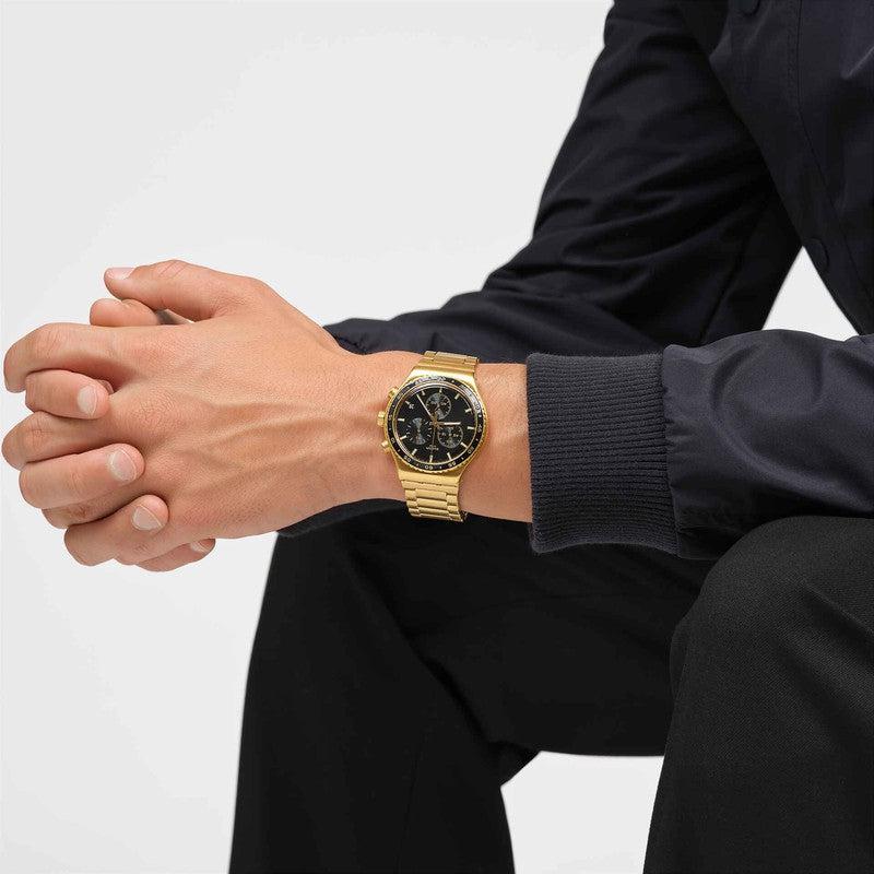 Swatch IRONY IN THE BLACK Watch YVG418G