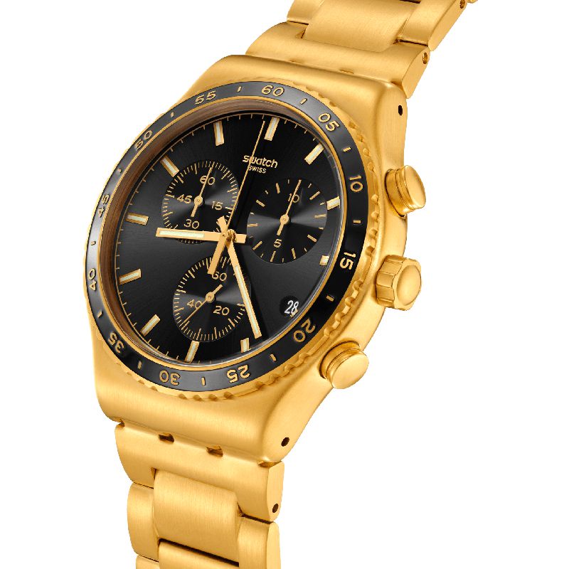 Swatch IRONY IN THE BLACK Watch YVG418G