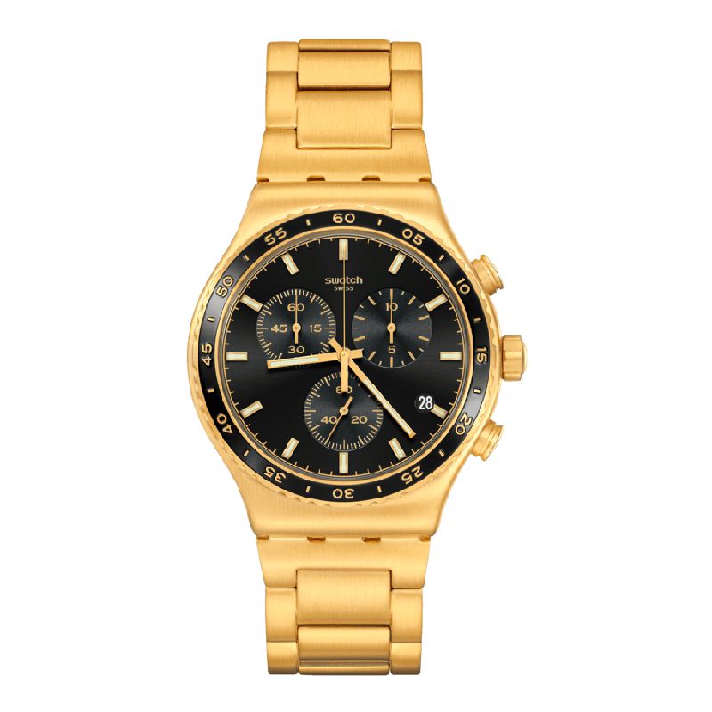 Swatch IRONY IN THE BLACK Watch YVG418G