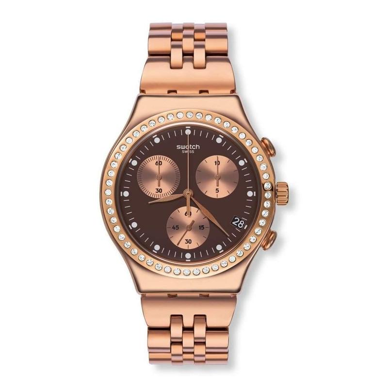 Swatch Irony Chrono Precious Rose Watch