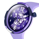 Swatch LOOK RIGHT THRU VIOLET Watch SB05V101