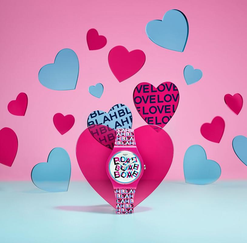 Swatch LOVE & BLAH Watch SO29Z156