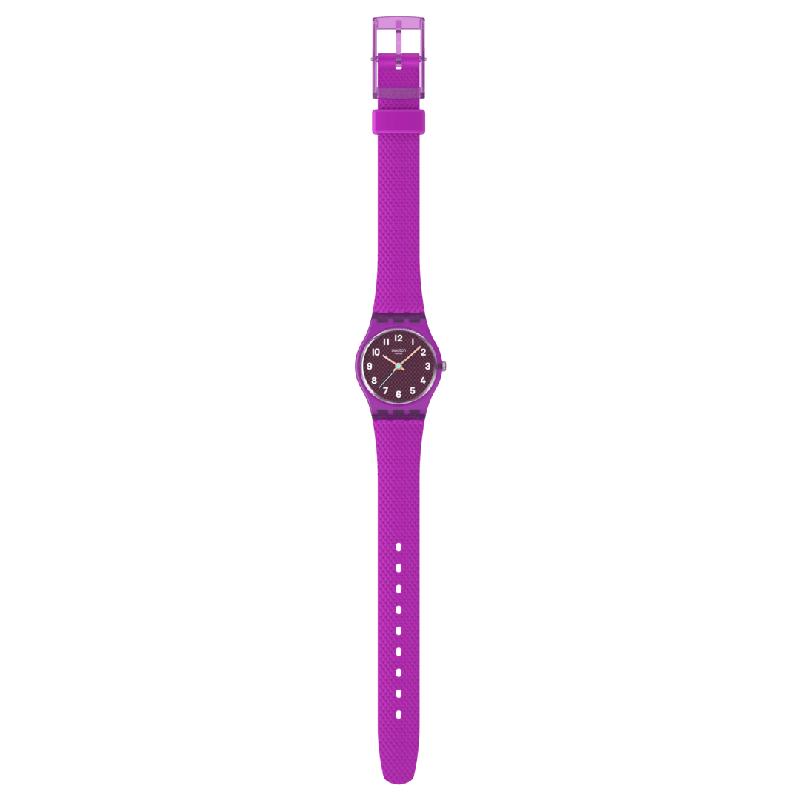 Swatch Magenta Weave Watch LV122