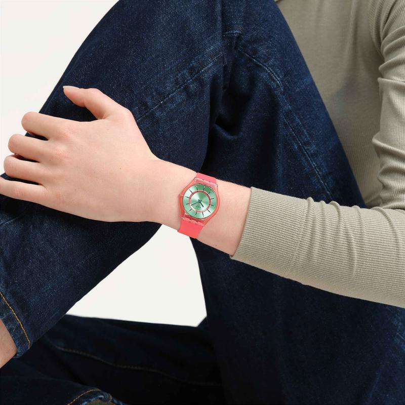 Swatch Minty Mango Dream Watch - SS08P111