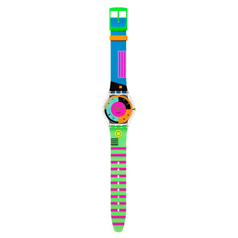 Swatch NEON HOT RACER Watch SS08K119