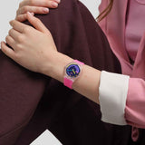 Swatch NEON PINK PODIUM Watch SO28K111